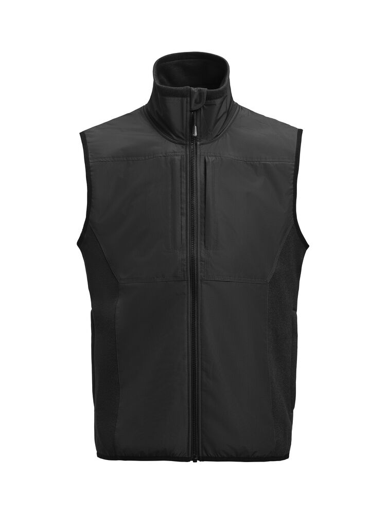 1276 Fleece Vest från Jobman i Svart
