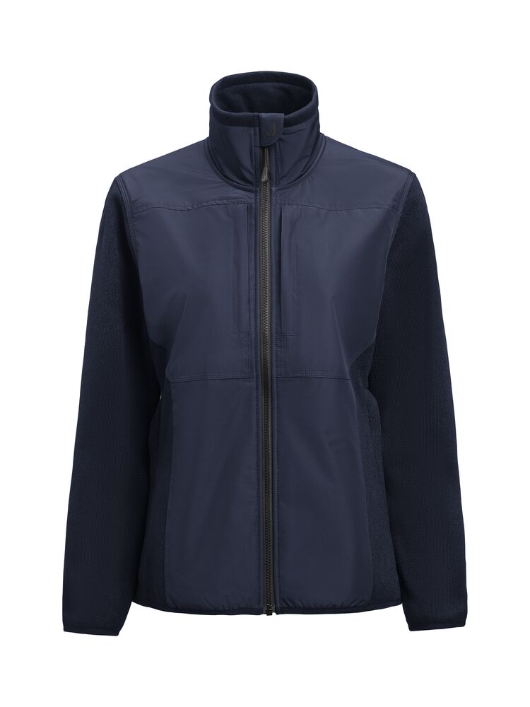 1274 Fleece Jacket W från Jobman i Marinblå