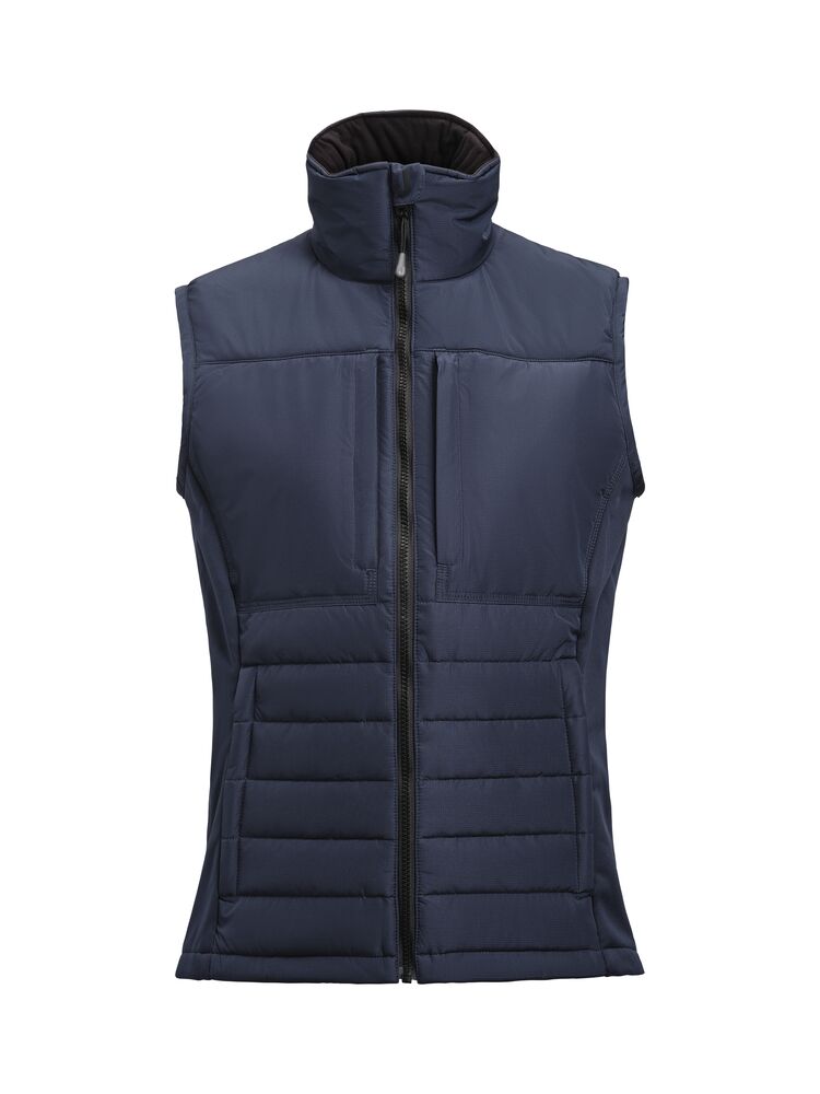 1078 Hybrid Vest W från Jobman i Marinblå