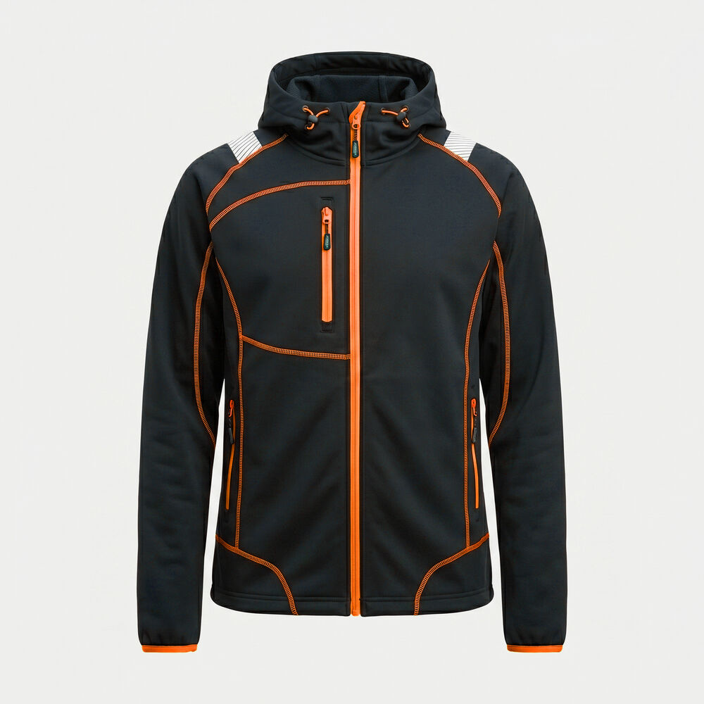 5150 Hoodie Vision från Jobman i Svart/Orange