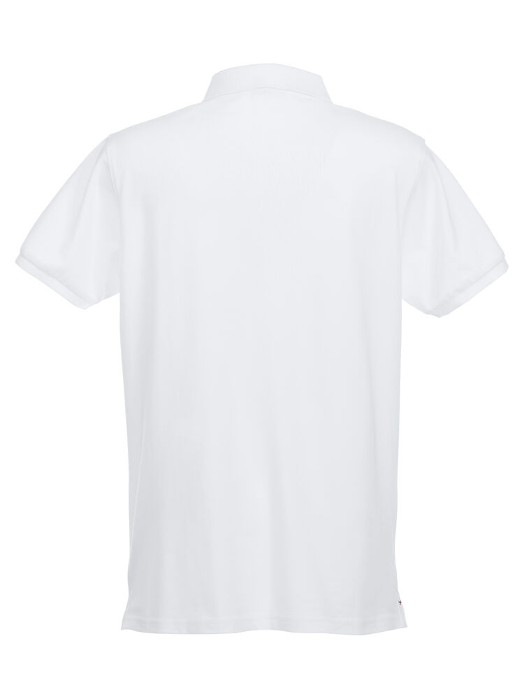 Clique Stretch Premium Polo - Hvid/Rød/Navy [00] / XS