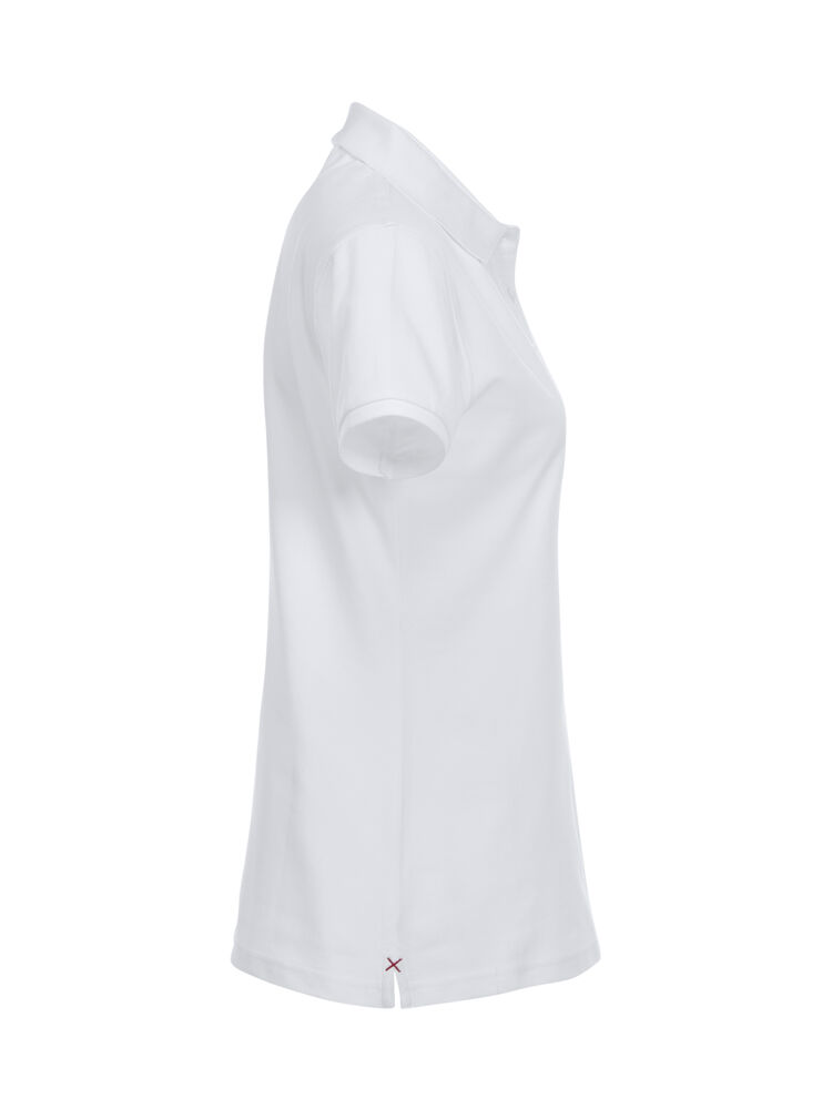 Clique Stretch Premium Polo Women - Hvid/Rød/Navy [00] / XS