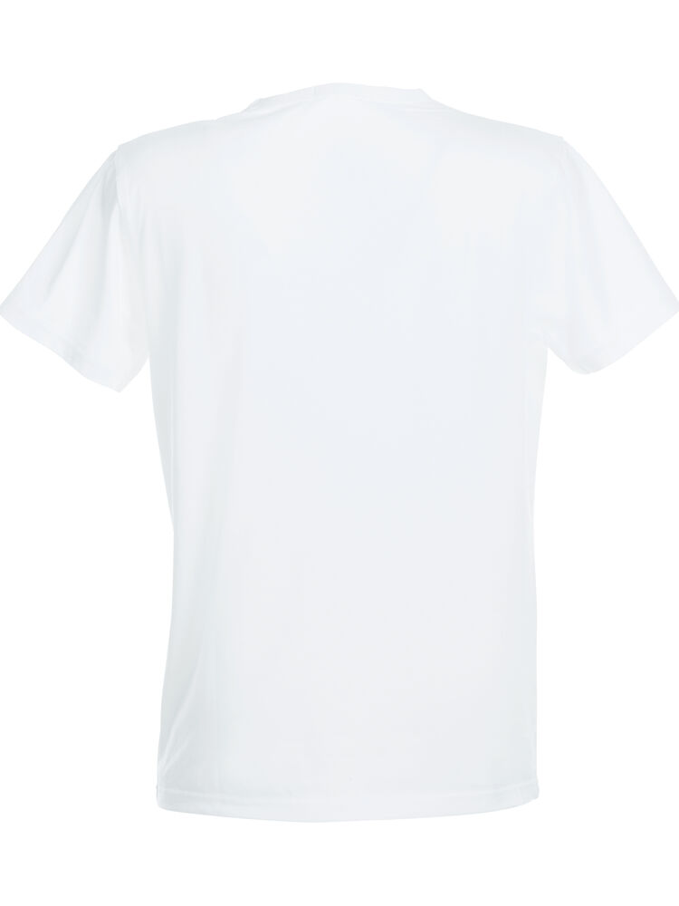 Clique Stretch-T - Hvid/Rød/Navy [00] / S