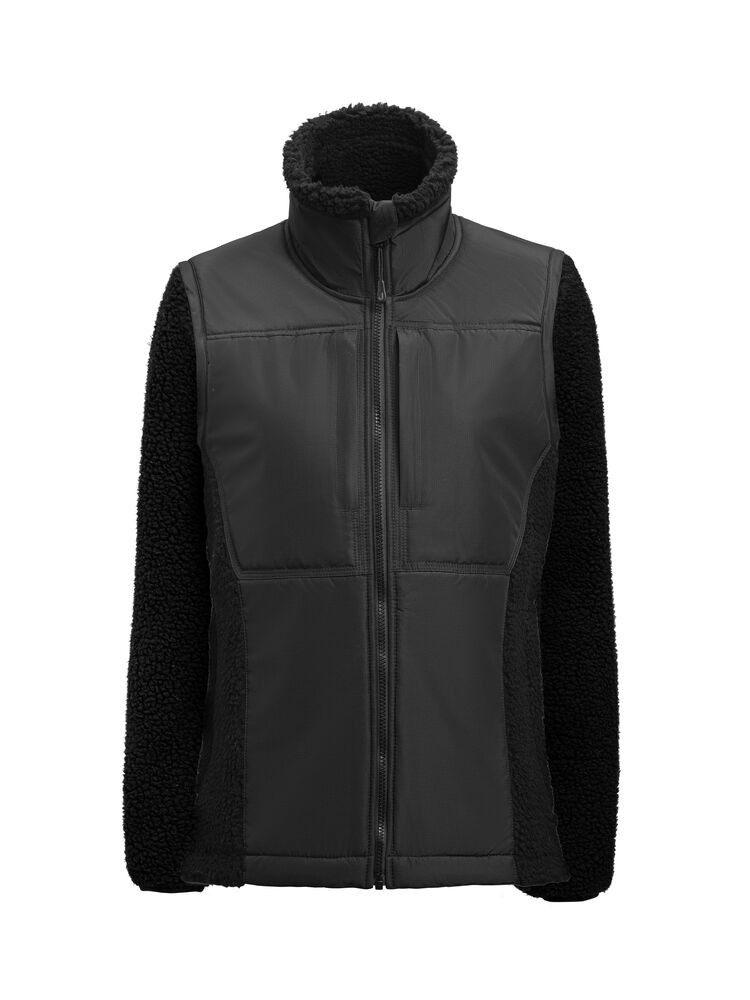 1174 Pile Jacket W från Jobman i Svart