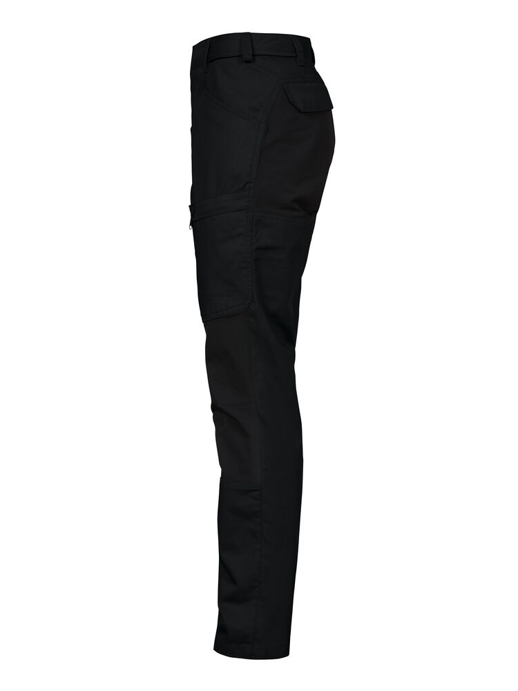 Projob 2521 BUKS MED STRETCHPANELER DAME - Black/Yellow [99] / C32