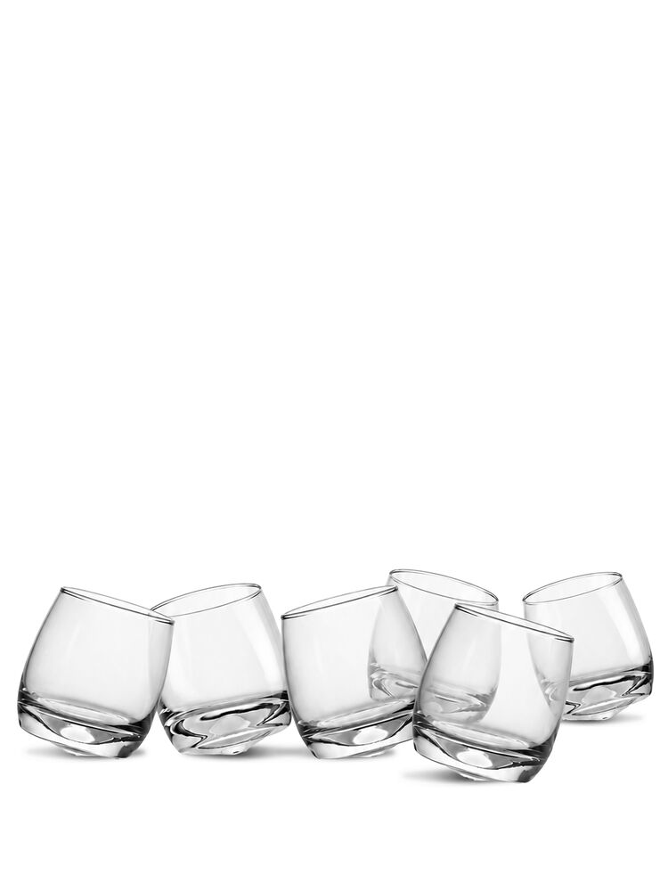 Tumblerglass med avrundet bunn, 6-pk.