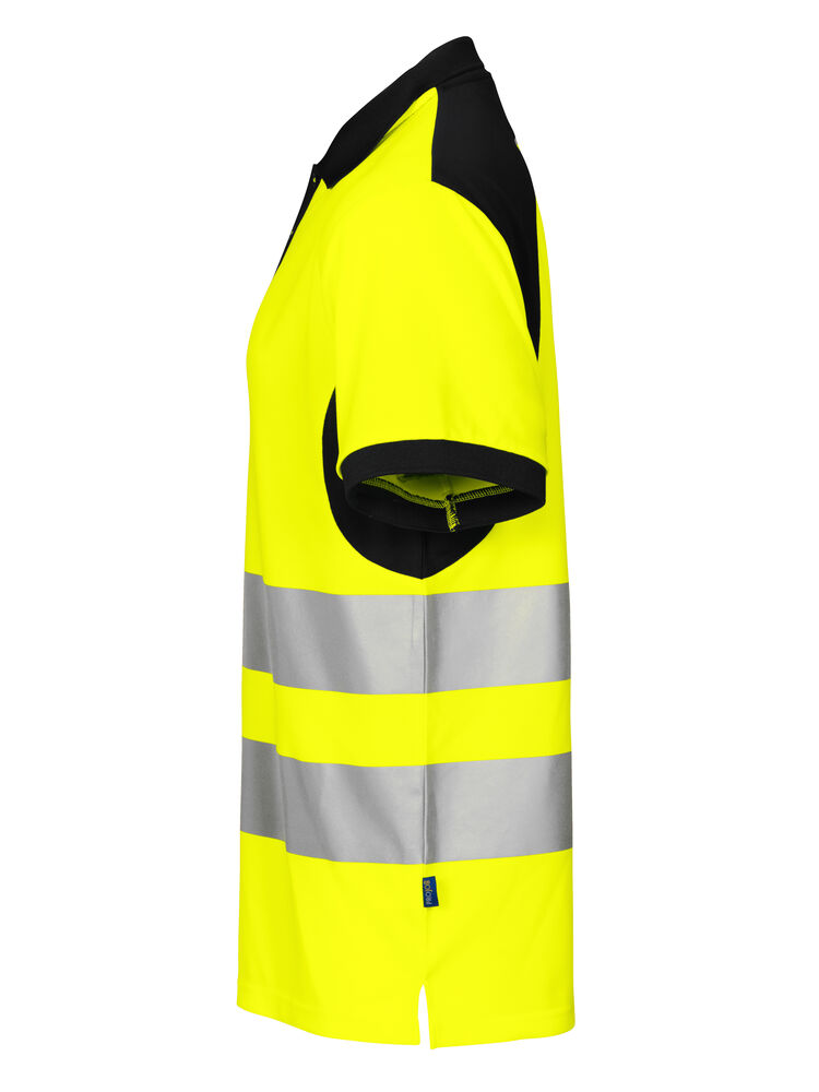 Projob 6008 POLOPIQUÉ EN ISO 20471 KLASSE 2 - Yellow/Black [11] / XS