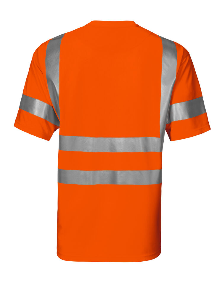 Projob 6010 T-SHIRT EN ISO 20471 KLASSE 3 - Orange/Grey [17] / M