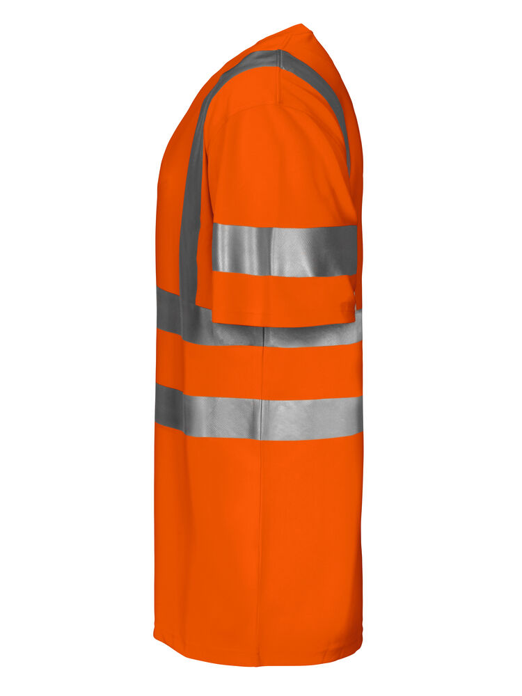 Projob 6010 T-SHIRT EN ISO 20471 KLASSE 3 - Orange/Grey [17] / M