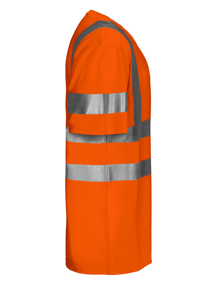 Projob 6010 T-SHIRT EN ISO 20471 KLASSE 3 - Orange/Grey [17] / M