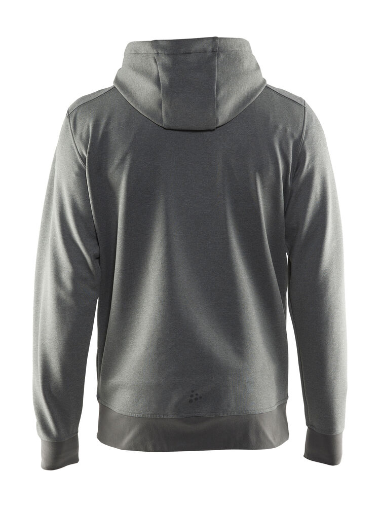Craft Noble Full Zip Hood M - Darkgrey melange [2975] / S