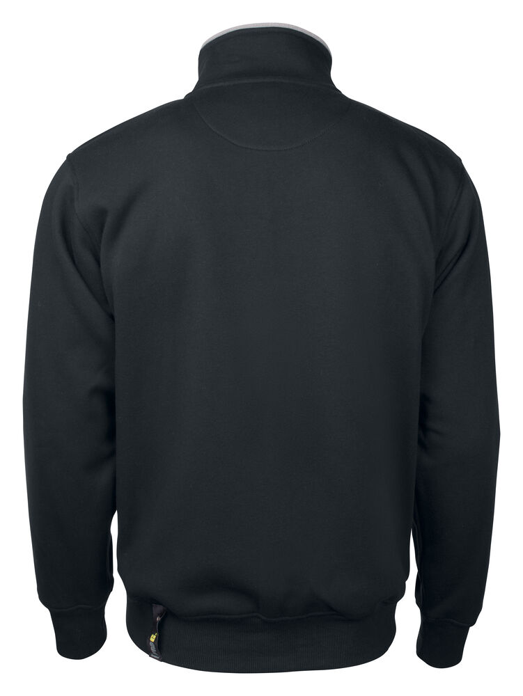 Projob 2121 SWEATSHIRT MED LYNLÅS - Black/Yellow [99] / XS