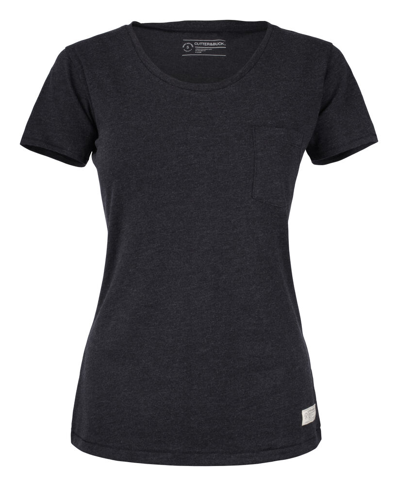 Cutter & Buck Pacific City Tee Ladies - Anthracite Melange [955] / XS