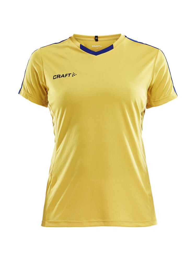 Progress Jersey Contrast W från Craft i Sweden yellow/Club cobolt