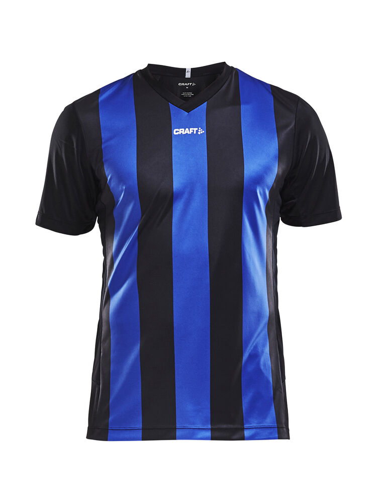 Progress Jersey Stripe M från Craft i Svart/Club cobolt