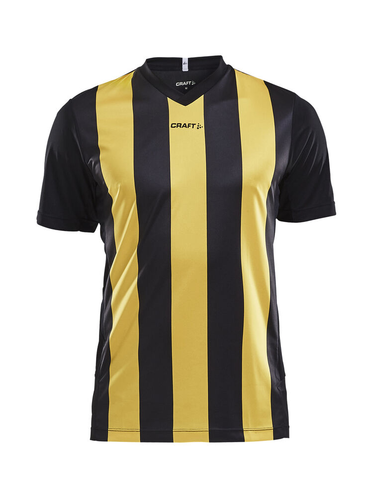 Progress Jersey Stripe M från Craft i Svart/Sweden yellow