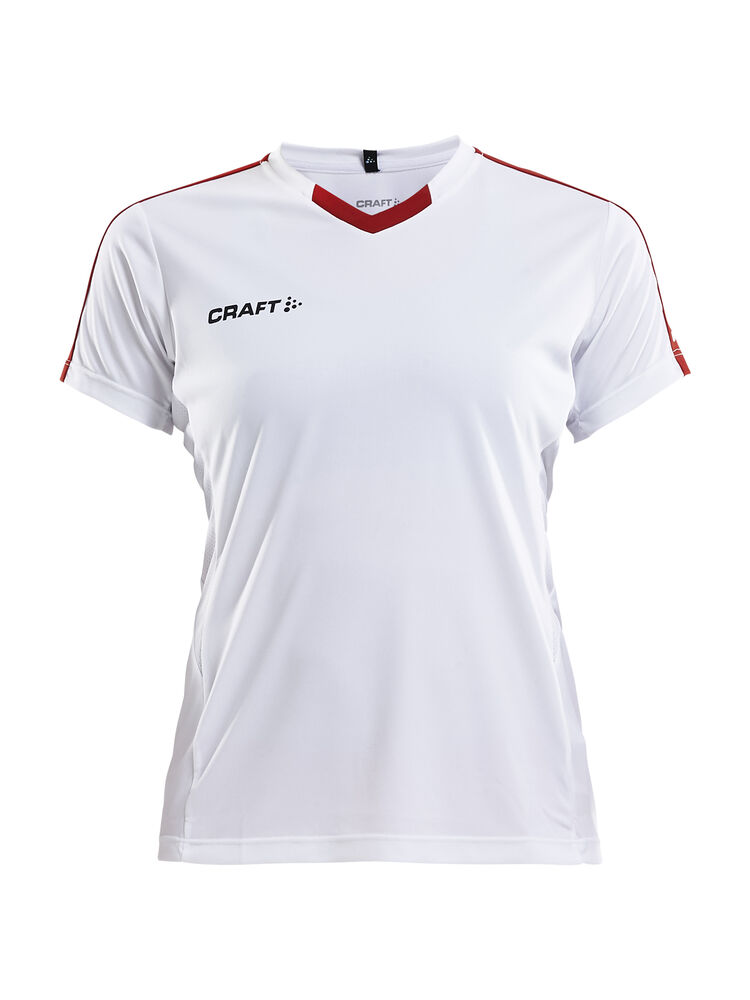 Progress Jersey Contrast W från Craft i Vit/Bright red