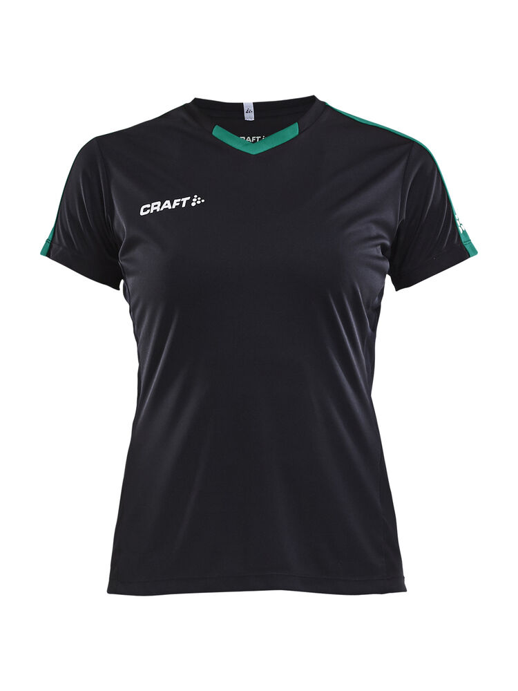 Progress Jersey Contrast W från Craft i Svart/Team green