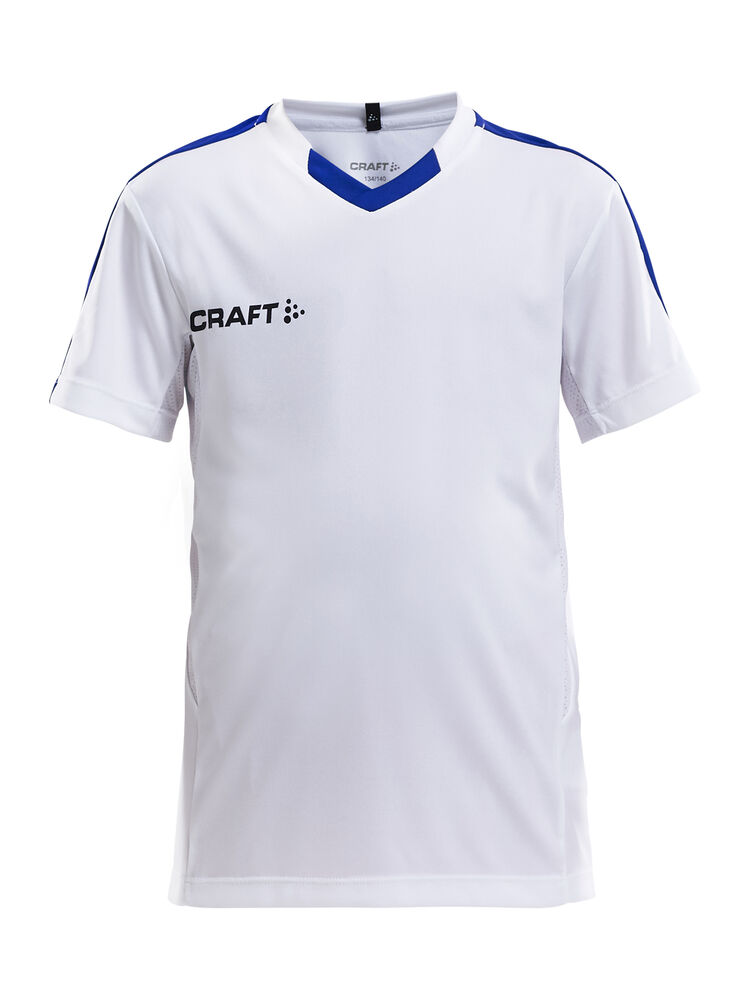Progress Jersey Contrast Jr från Craft i Vit/Royalblå