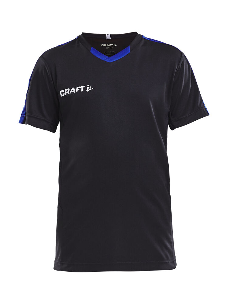 Progress Jersey Contrast Jr från Craft i Svart/Club cobolt