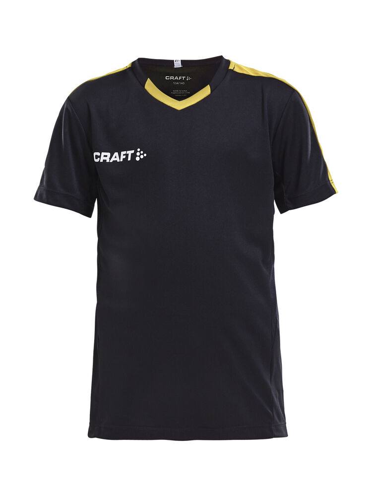 Progress Jersey Contrast Jr från Craft i Svart/Sweden yellow