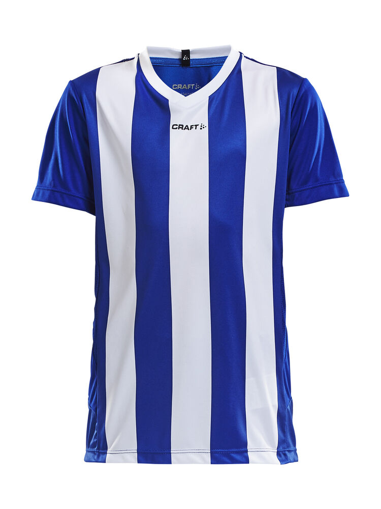 Craft Progress Jersey Stripe Jr - Club Cobolt [1346] / 122/128