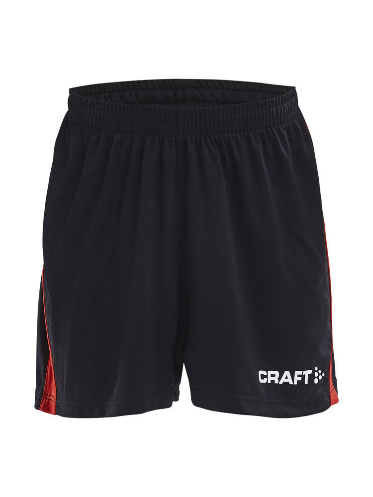 Craft Progress Short Contrast Jr - Black/Bright Red [9430] / 122/128