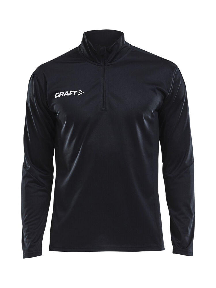 Progress Halfzip Ls Tee M från Craft i Svart
