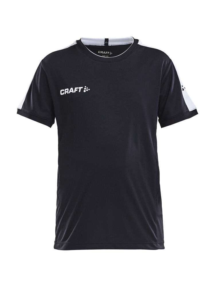 Craft Progress Practise Tee Jr - Black/White [9900] / 122/128