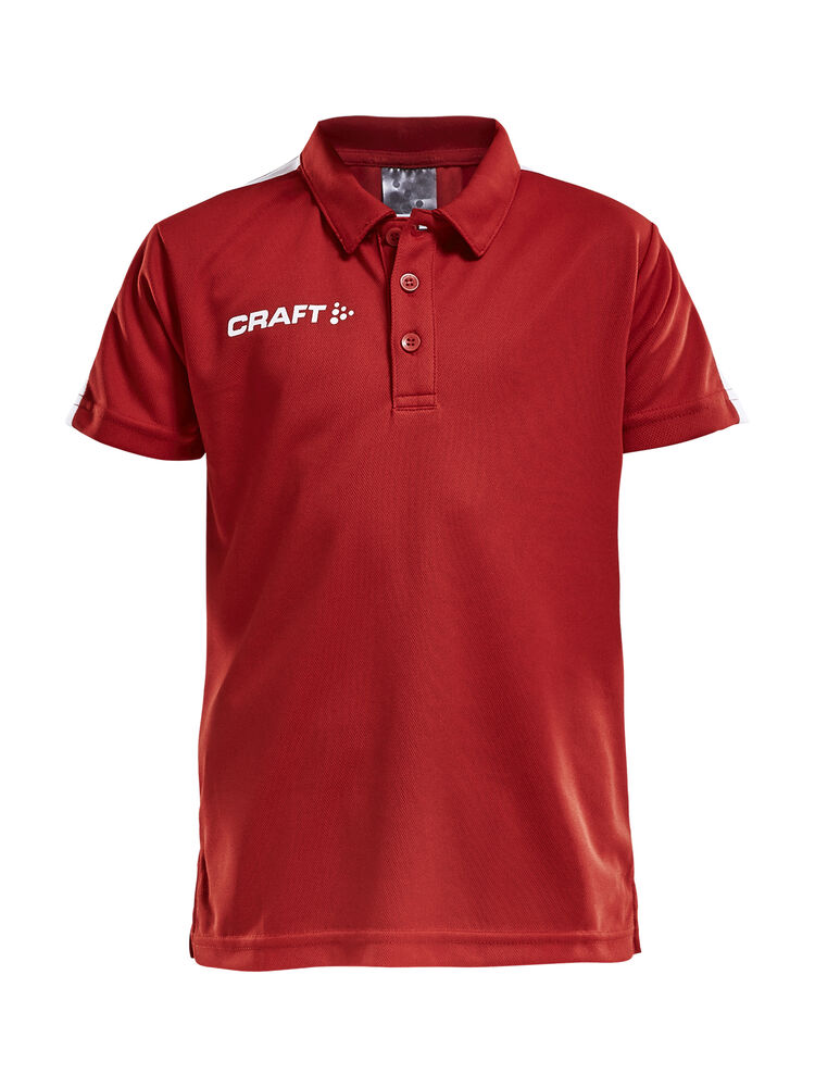 Progress Polo Pique JR från Craft i Bright red
