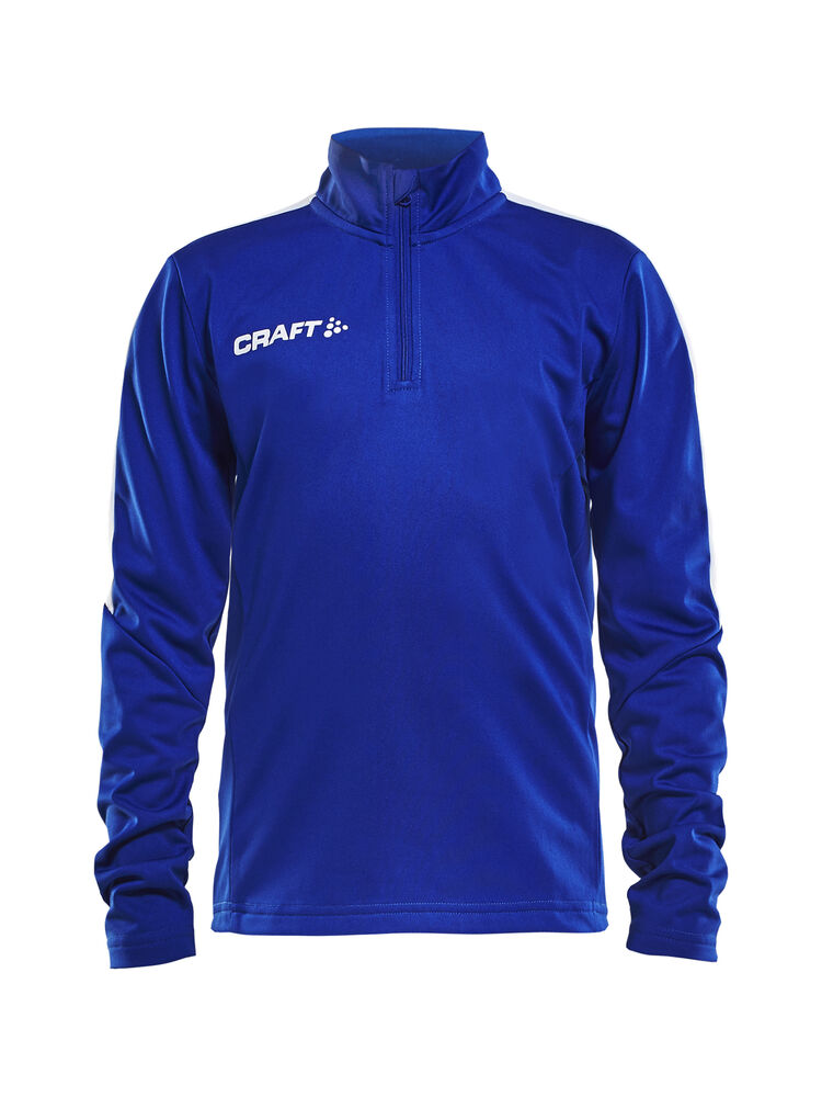 Craft Progress Halfzip Ls Tee Jr - Club Cobolt [1346] / 122/128