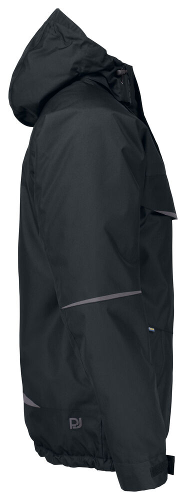 Projob 4423 FORET JAKKE MED EKSTRA LÆNGDE - Black/Yellow [99] / XS