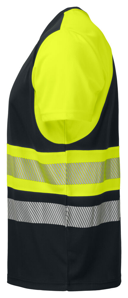 Projob 6020 T-SHIRT EN ISO 20471 KLASSE 1 - Yellow/Black [11] / XS