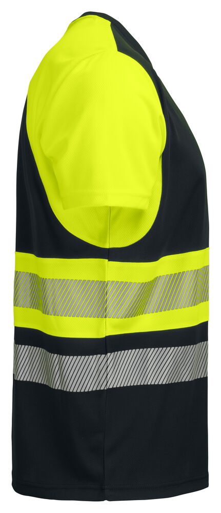 Projob 6020 T-SHIRT EN ISO 20471 KLASSE 1 - Yellow/Black [11] / XS