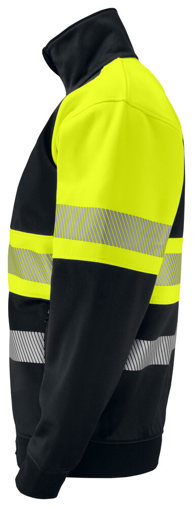 Projob 6120 SWEATSHIRT EN ISO 20471-KLASSE 1 - Yellow/Black [11] / XS