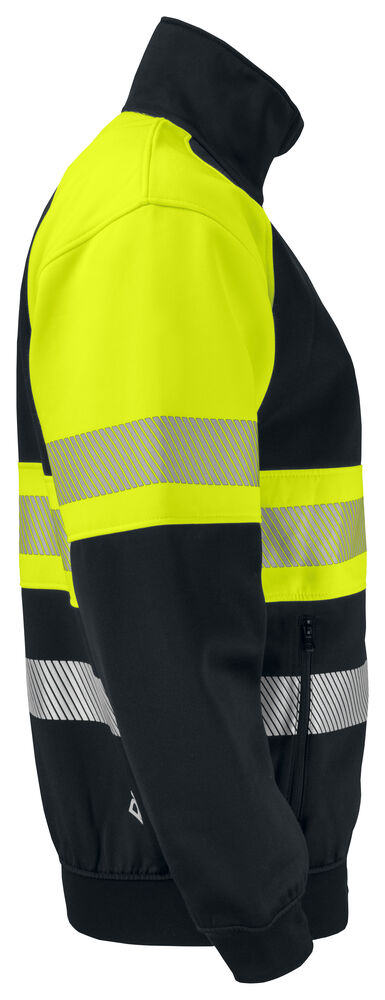 Projob 6120 SWEATSHIRT EN ISO 20471-KLASSE 1 - Yellow/Black [11] / XS
