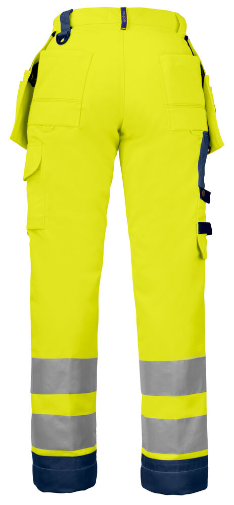 Projob 6519 BUKS, DAME, EN ISO 20471 KLASSE 2 - Yellow/Navy [10] / C32