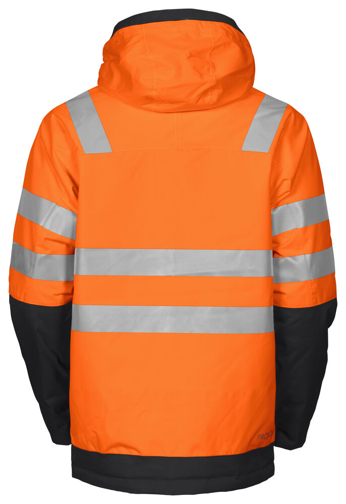 Projob 6418 FORET JAKKE EN ISO 20471 KLASSE 3 - Orange/Black [1799] / XS