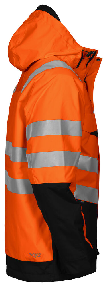Projob 6418 FORET JAKKE EN ISO 20471 KLASSE 3 - Orange/Black [1799] / XS