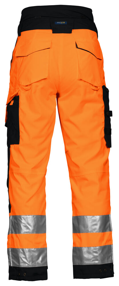 Projob 6514 FOREDE BUKSER EN ISO 20471 KLASSE 2 - Orange/Black [1799] / C44