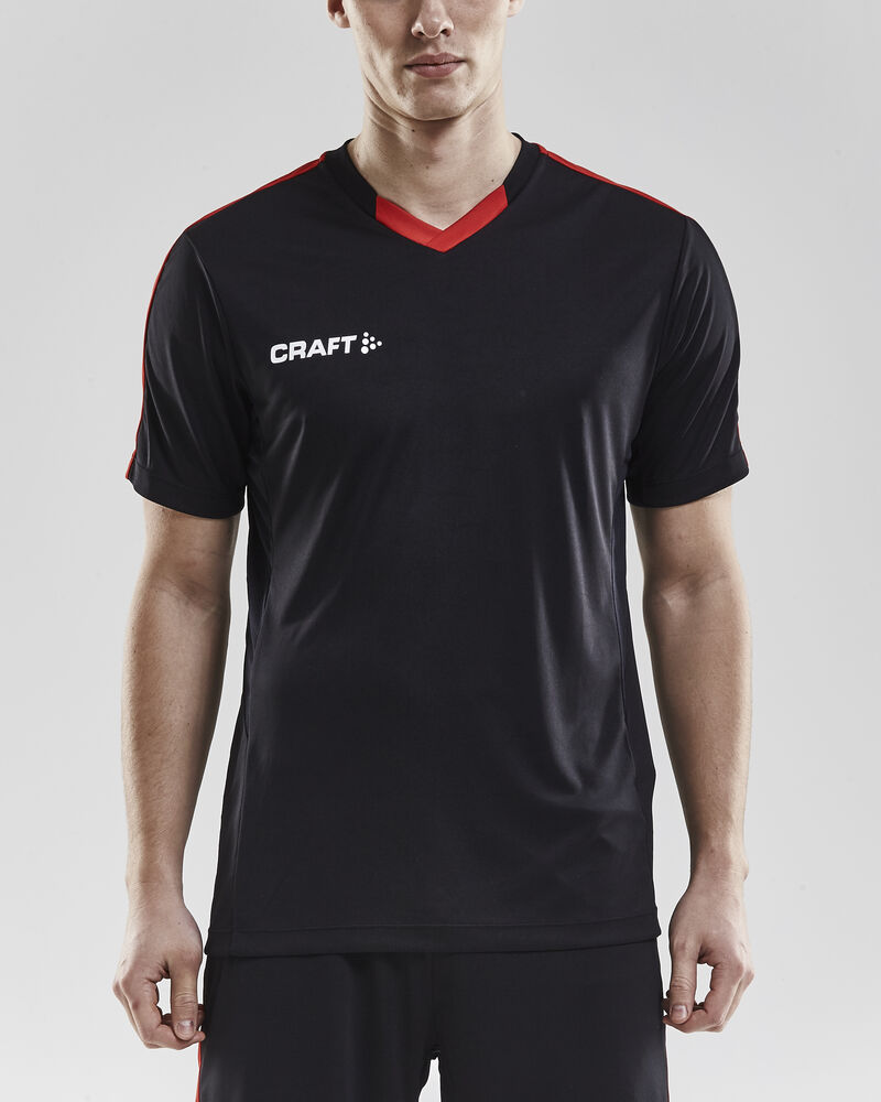 Craft Progress Jersey Contrast M - Black/Bright Red [9430] / XS