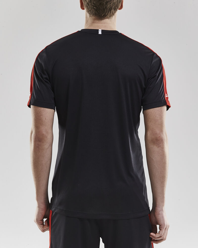 Craft Progress Jersey Contrast M - Black/Bright Red [9430] / XS