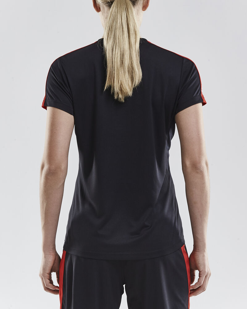 Craft Progress Jersey Contrast W - Black/Bright Red [9430] / XS