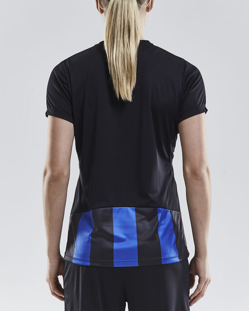 Craft Progress Jersey Stripe W - Black/Club Cobolt [9346] / XS