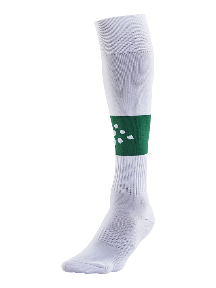 Squad Sock Contrast från Craft i Vit/Team green