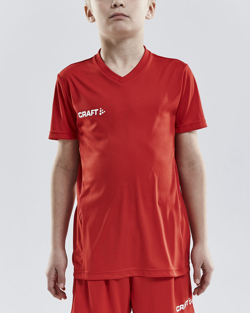 Craft Squad Go Jersey Solid Jr - Bright Red [1430] / 110/116