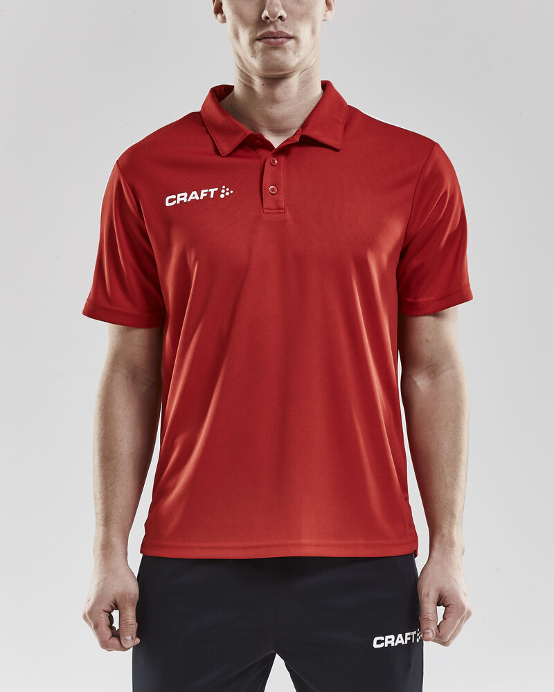 Craft Progress Polo Pique M - Bright Red [1430] / XS