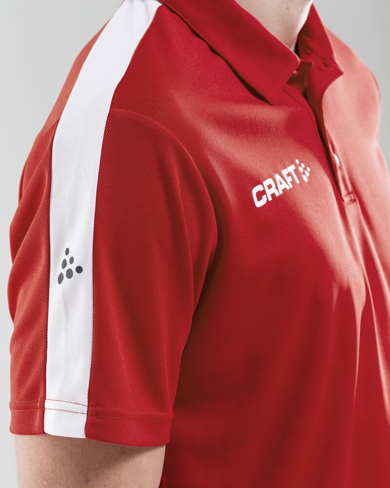 Craft Progress Polo Pique M - Bright Red [1430] / XS