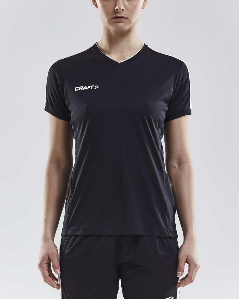 Craft Progress Practise Tee W - Black/White [9900] / XS