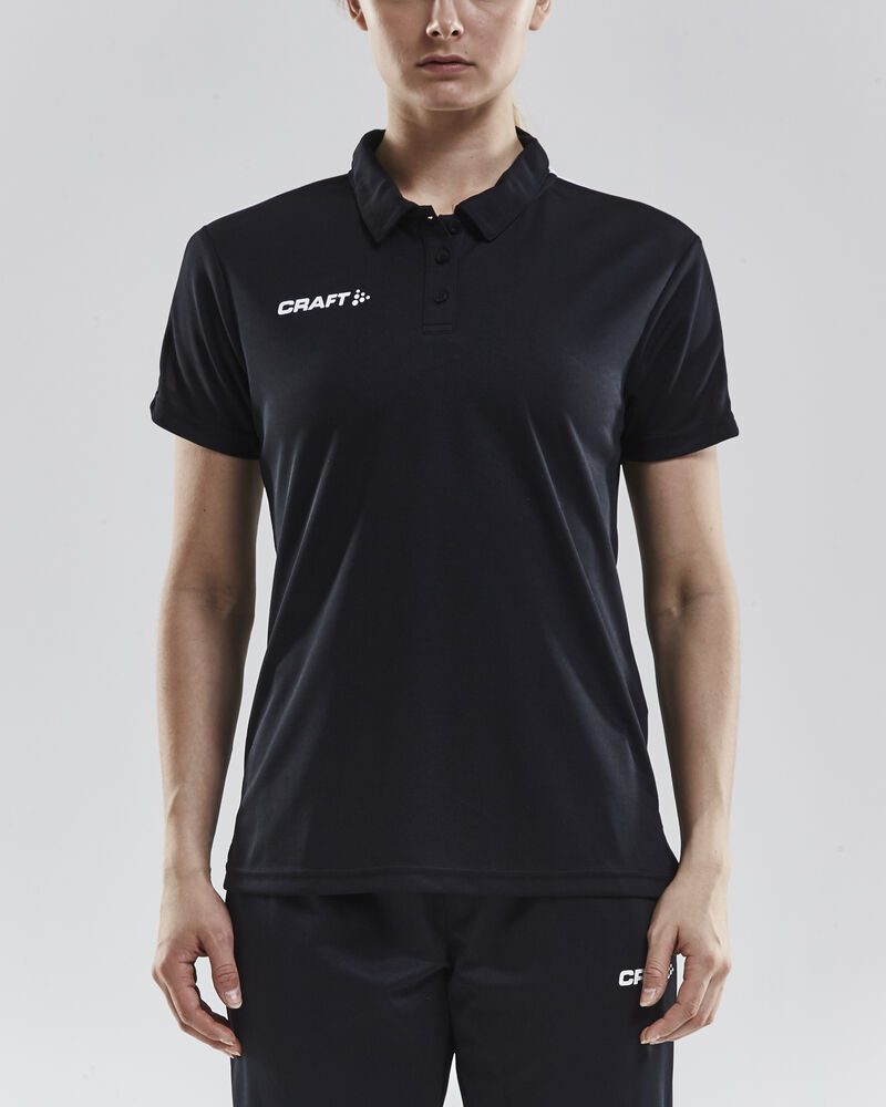 Craft Progress Polo Pique W - Black/White [9900] / XS